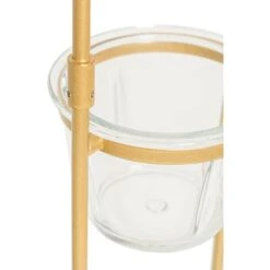 QAZQA Lampada Da Terra Isabella - Art Déco - Acciaio,Vetro - Oro/Ottone/Bianco - Ovale Max. 1 X Watt -Offerta economica OSRAM || Paulmann || ATMOSPHERA 71257989 4