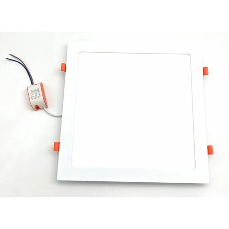 Pannello Led Incasso Quadrato 25W Luce Fredda 6000K 30x30x2 Cm 2010 Lumens 5 Pannello Led Incasso Quadrato 25W Luce Fredda 6000K 30x30x2 Cm 2010 Lumens - immagine 3