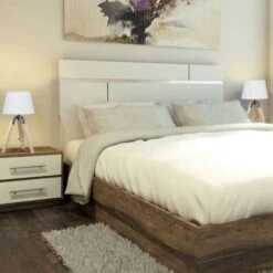 Set Di 2 Lampade Da Comodino HILDA Su Supporto In Legno Chiaro, Bianco -Offerta economica OSRAM || Paulmann || ATMOSPHERA 71919119 5