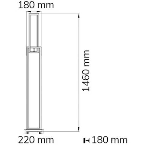 Lampada Da Terra Lampada Da Terra Lampada Da Sala Da Pranzo Lampada Di Design Con Dimmer A Pedale, Metallo Argento, LED 37W 3500lm 3000K, LxPxH 22x18x146 Cm, WOFI 3133.02.64.9000 6 Lampada Da Terra Lampada Da Terra Lampada Da Sala Da Pranzo Lampada Di Design Con Dimmer A Pedale, Metallo Argento, LED 37W 3500lm 3000K, LxPxH 22x18x146 Cm, WOFI 3133.02.64.9000 - immagine 4