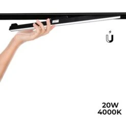 Faretto Lineare Opale A LED Per Guida Magnetica 48V - 20W Temperatura Di Colore Bianco Neutro 4000K