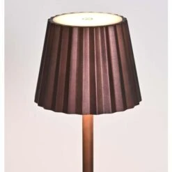 King Home Lampada Da Tavolo K-light In Alluminio, Luce Bianca Calda Antiriflesso Regolabile, Ruggine 10x10x38h Cm -Offerta economica OSRAM || Paulmann || ATMOSPHERA 74884542 3