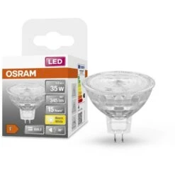 OSRAM Riflettore A Stella Lampada LED, GU5.3-base Vetro Trasparente ,Bianco Caldo (2700K), 345 Lumen, Sostituzione Delle Lampade 35W, Non Dimmerabile, 1-Confezione -Offerta economica OSRAM || Paulmann || ATMOSPHERA 75074362 3