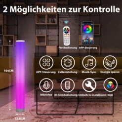 Randaco 2x 6W LED Lampada Da Terra Lampada A Colonna RGB Lampada Da Terra Dimmerabile Lampada Da Terra -Offerta economica OSRAM || Paulmann || ATMOSPHERA 76934025 2