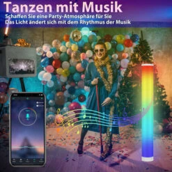 Randaco 2x 6W LED Lampada Da Terra Lampada A Colonna RGB Lampada Da Terra Dimmerabile Lampada Da Terra -Offerta economica OSRAM || Paulmann || ATMOSPHERA 76934025 4