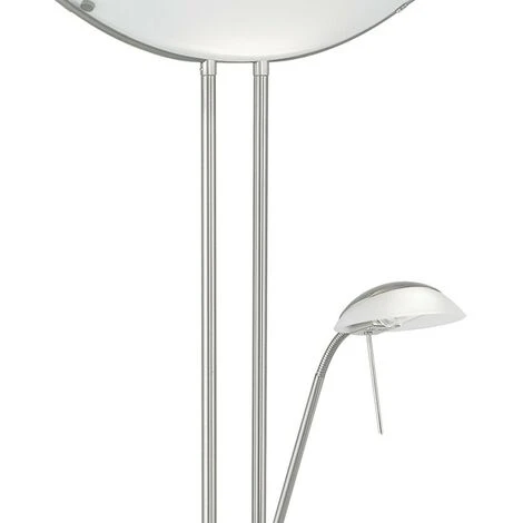 EGLO Stand Proiettori BAYA In Nickel Satinato / Bianco Dimmerabile R7S, Max G9 1x230w, 1X33W H:. 180 Centimetri 6 EGLO Stand Proiettori BAYA In Nickel Satinato / Bianco Dimmerabile R7S, Max G9 1x230w, 1X33W H:. 180 Centimetri - immagine 4