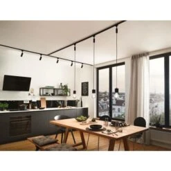 Paulmann URail Ferroviario 2m Nero Opaco Metallo 230V 969,05 -Offerta economica OSRAM || Paulmann || ATMOSPHERA 77436623 5