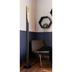 EGLO Lampada Da Terra A LED Barbotto Nero, Oro Ø6cm H: 137 Centimetri 10 EGLO Lampada Da Terra A LED Barbotto Nero, Oro Ø6cm H: 137 Centimetri -Offerta economica OSRAM || Paulmann || ATMOSPHERA 77436651 4