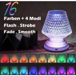 Lampada LED Tavolo Touch Multicolor Effetto Cristallo Giochi Luci Wireless USB -Offerta economica OSRAM || Paulmann || ATMOSPHERA 77707000 5