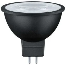 Lampadina Led Paulmann 6,5w Gu5,3 2700k 12v Nero Opaco - 28757