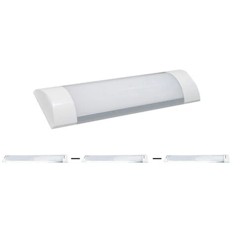 Plafoniera Led Soffitto 30cm Barra 6000K Luce Fredda 10W Collegabili In Serie 7 Plafoniera Led Soffitto 30cm Barra 6000K Luce Fredda 10W Collegabili In Serie - immagine 5