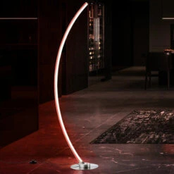 Lampada Da Terra Lampada Da Terra Lampada Ad Arco Dimmerabile Con Telecomando Lampada Da, Dimmerabile, LED 21W 1300lm Bianco Caldo-bianco Freddo, LxPxH 50x24.5x140 Cm -Offerta economica OSRAM || Paulmann || ATMOSPHERA 79993792 4