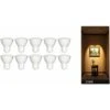 10pz Faretto Led 6W Luce Calda GU5.3 MR16 12V Kodak 70019 EU 2700K