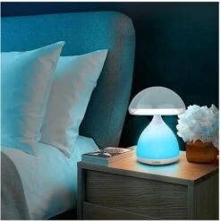 Lampada Da Tavolo Touch Led Rgb Fungo 7 Colori Cromoterapia Ricaricabile HC868 -Offerta economica OSRAM || Paulmann || ATMOSPHERA 8021785 3