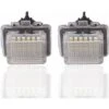 MINKUROW Luce Targa 24-3528-Smd Gruppo Lampada Per Ces Classe Cl Senza Errori 3w 18 Led Bianco Targa Confezione Da 2