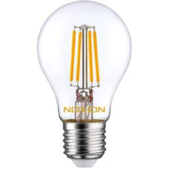 Noxion Lucent Filamento LED E27 Pera Chiara 4.5W 470lm - 827 Bianco Molto Caldo Sostitutiva 40W -Offerta economica OSRAM || Paulmann || ATMOSPHERA 80882737 3