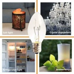MINKUROW Scentsy Bulb Warmer Lampadine Di Ricambio Per Lampade E Cestini Di Sale Dell'himalaya, Lampadari, Scaldacera E Scaldacera, Luci Notturne -Offerta economica OSRAM || Paulmann || ATMOSPHERA 80890352 3