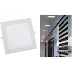 Pannello LED Incasso Quadrato Bianco 18W Luce Fredda Faretto Soffito Interno -Offerta economica OSRAM || Paulmann || ATMOSPHERA 8117821 5