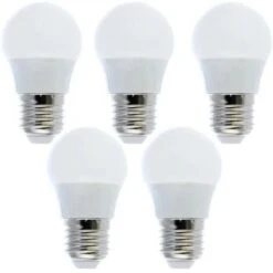 None Lampadine LED E27 G45 5W Equivalenti A 40W Lampadine A LED Luce Bianca Fredda