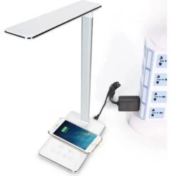 None Lampada Da Comodino LED Con Caricatore Wireless Controllo Touch In Alluminio Porta USB -Offerta economica OSRAM || Paulmann || ATMOSPHERA 81276419 3