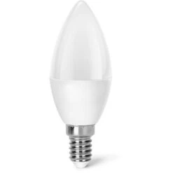 10 LAMPADINE LED CANDELA E14 DA 6W LAMPADE LUCE CALDA NATURALE FREDDA AIGOSTAR - Luce: FREDDO -Offerta economica OSRAM || Paulmann || ATMOSPHERA 82630807 4