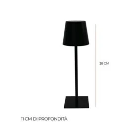Elegante Lampada Led Da Tavolo Nera Funzionamento Touch 3 Luminosita' 10 Elegante Lampada Led Da Tavolo Nera Funzionamento Touch 3 Luminosita' -Offerta economica OSRAM || Paulmann || ATMOSPHERA 82797442 4