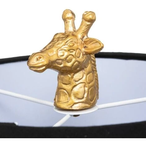 Lampada Dritta Giraffa Oro H42cm - Atmosphera Créateur D'intérieur 6 Lampada Dritta Giraffa Oro H42cm - Atmosphera Créateur D'intérieur - immagine 4