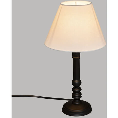 Lampada Diritta Leo H36cm, Bianco E Nero - Atmosphera Créateur D'intérieur 4 Lampada Diritta Leo H36cm, Bianco E Nero - Atmosphera Créateur D'intérieur - immagine 2