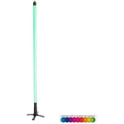 Tubo Led Neon Multicolor H134 - Tubo Led Neon Multicolor, Abs, Policarbonato, Alluminio, Dimensioni 3,5x134 Cm - Atmosphera Créateur D'intérieur