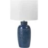 Lampada Da Tavolo Ceramica Blu Con Paralume Bianco 53 Cm Perlis -Offerta economica OSRAM || Paulmann || ATMOSPHERA 86863194 1