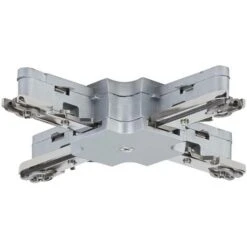 Paulmann URail, Sistema Ferroviario ZUB, X-connettore 230V, Cromo Opaco 976,57