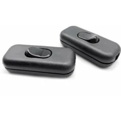 HIASDFLS Mila-Amaz 2Pcs Bi-Pole Inter Rocker Switch 6A 250V Rocker Switch Dimmer/Interruttore Per Lampada, Nero -Offerta economica OSRAM || Paulmann || ATMOSPHERA 88133814 5