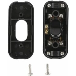 HIASDFLS Interruttore Bipolare 6A, Interruttore Cavo In Linea Per Piccoli Elettrodomestici O Lampade, Nero - Confezione Da 4 -Offerta economica OSRAM || Paulmann || ATMOSPHERA 88134122 3