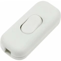 HIASDFLS Torpedo Switch Interruttore Cavo In Linea Bianco Da 6 Amp Per Piccoli Elettrodomestici O Lampade