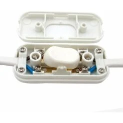 HIASDFLS Torpedo Switch Interruttore Cavo In Linea Bianco Da 6 Amp Per Piccoli Elettrodomestici O Lampade -Offerta economica OSRAM || Paulmann || ATMOSPHERA 88134131 3