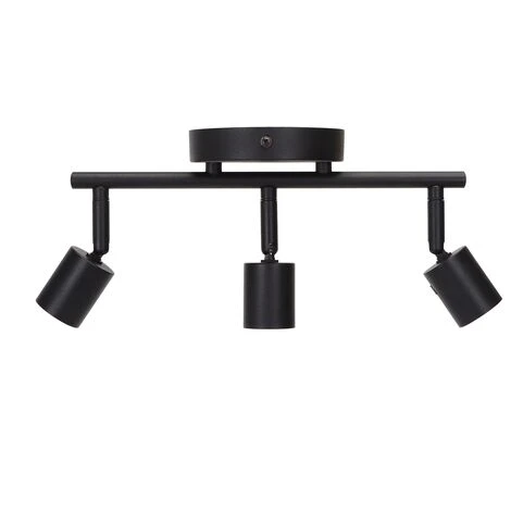 FARETTI DA SOFFITTO ORIENTABILI PLAFONIERA LED CON 3 FARETTI GU10 BASE LAMPADARI 3 FARETTI DA SOFFITTO ORIENTABILI PLAFONIERA LED CON 3 FARETTI GU10 BASE LAMPADARI