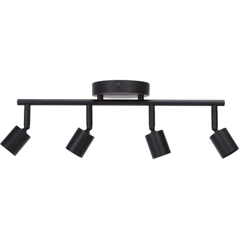 FARETTI DA SOFFITTO ORIENTABILI PLAFONIERA LED CON 4 FARETTI GU10 BASE LAMPADARI 3 FARETTI DA SOFFITTO ORIENTABILI PLAFONIERA LED CON 4 FARETTI GU10 BASE LAMPADARI