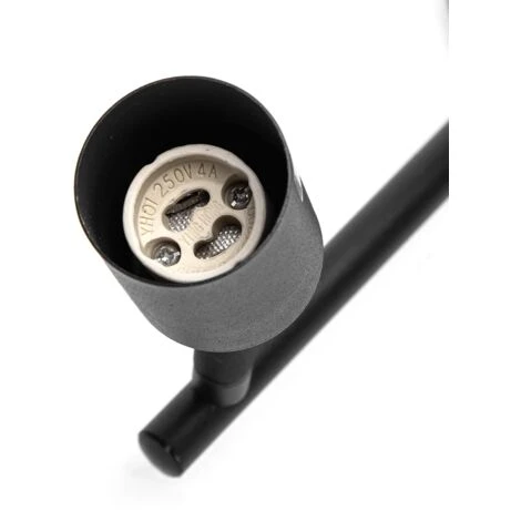 FARETTI DA SOFFITTO ORIENTABILI PLAFONIERA LED CON 4 FARETTI GU10 BASE LAMPADARI 5 FARETTI DA SOFFITTO ORIENTABILI PLAFONIERA LED CON 4 FARETTI GU10 BASE LAMPADARI - immagine 3