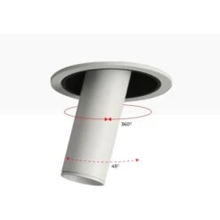 Faretto LED Da Incasso "ALAI" - Zoom - 100mm - 2800K - LED COB - Chip Cree - 7W Colore Bianco -Offerta economica OSRAM || Paulmann || ATMOSPHERA 89899708 4