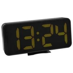 TFA Dostmann 60.2027.01 Sveglia Digitale Con Cifre A LED Arancioni E Indicazione Della Temperatura Interna, Con Allarme, Colore Nero, 178 X 36 X 84 Mm (L X L X H X P) -Offerta economica OSRAM || Paulmann || ATMOSPHERA 90641661 3