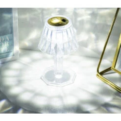 Mini Lampada Led Tavolo Senza Fili Effetto Cristallo Luce Fredda Diamantata -Offerta economica OSRAM || Paulmann || ATMOSPHERA 90924317 4