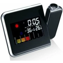 Sveglia LCD Radiocontrollata Sveglia Radiocontrollata LED Sveglia Snooze Sveglia Da Tavolo Con Proiezione
