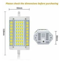 Lampadina LED R7S 118mm 30W Dimmerabile, 3000lm, Luce Bianca Fredda 6000K, Penna Alogena R7S J118 Equivalente 200W 300W, Livelli 200 Lumen, Lampada LED R7S 118mm Per Parete/pavimento/faretto [Classe D -Offerta economica OSRAM || Paulmann || ATMOSPHERA 91725251 4