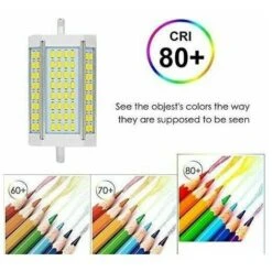 Lampadina LED R7S 118mm 30W Dimmerabile, 3000lm, Luce Bianca Fredda 6000K, Penna Alogena R7S J118 Equivalente 200W 300W, Livelli 200 Lumen, Lampada LED R7S 118mm Per Parete/pavimento/faretto [Classe D -Offerta economica OSRAM || Paulmann || ATMOSPHERA 91725251 5