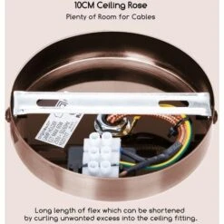 PORTALAMPADA IN METALLO VINTAGE RETRÒ E27 CON CAVO PER ILLUMINAZIONE DA SOFFITTO -Offerta economica OSRAM || Paulmann || ATMOSPHERA 92489018 4