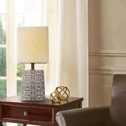 LAMPADA DA TAVOLO SCRIVANIA E14 IN CERAMICA COMODINO ABATJOUR MODERNO VINTAGE 5 -Offerta economica OSRAM || Paulmann || ATMOSPHERA 92777033 5