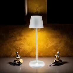 LAMPADA DA TAVOLO LED RICARICABILE SIMILE POLDINA TOUCH DIMMER BIANCA -Offerta economica OSRAM || Paulmann || ATMOSPHERA 92976033 4