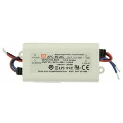 Led Driver CC MeanWell APC-16-350 Trasformatore 350mA 12V-48V DC 16W Corrente Costante IP42