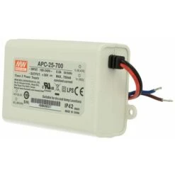 Led Driver CC MeanWell APC-25-700 Trasformatore 700mA 11V-36V DC 25W Corrente Costante IP42 -Offerta economica OSRAM || Paulmann || ATMOSPHERA 94020896 3