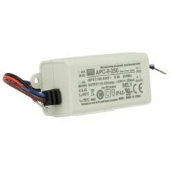 Led Driver CC MeanWell APC-8-250 Trasformatore 250mA 16V-32V DC 8W Corrente Costante IP42
